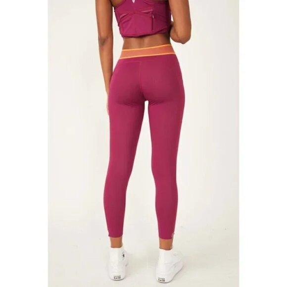 New FP Movement Endurance Mid-Rise Aubergine Run Tight Leggings NWT Size Medium - Picture 8 of 16